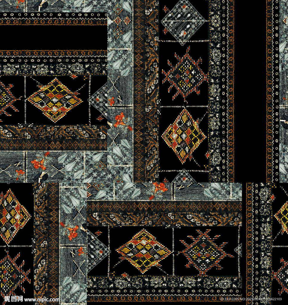 腰果花 潮牌 民族风     