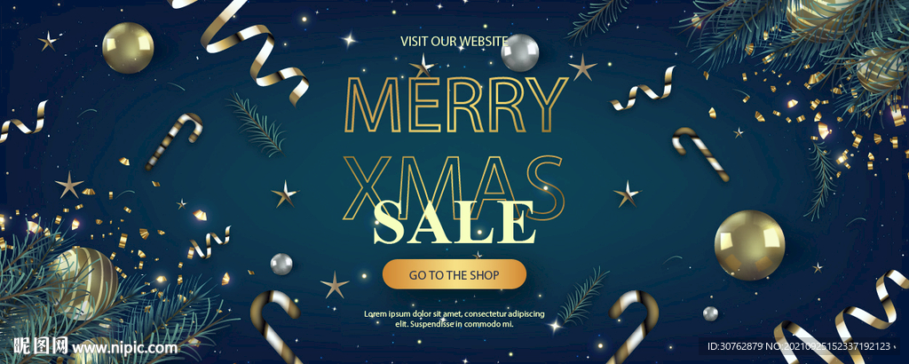 圣诞节圣诞老人礼物新年元旦贺卡