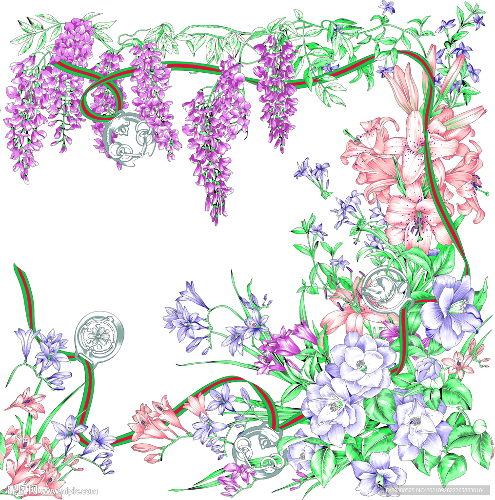 大牌 小碎花 分色