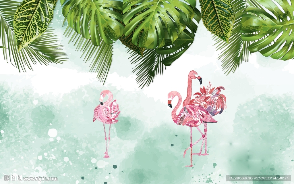 客厅背景墙画 tif分层