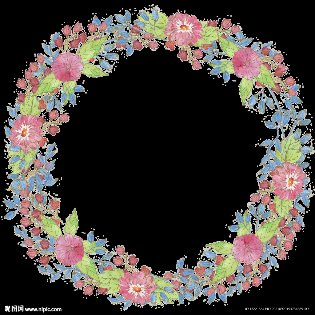 高清典雅花卉PNG素材系列