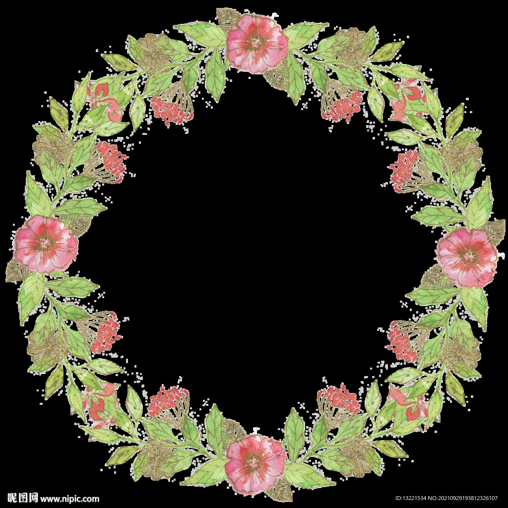 高清典雅花卉PNG素材系列