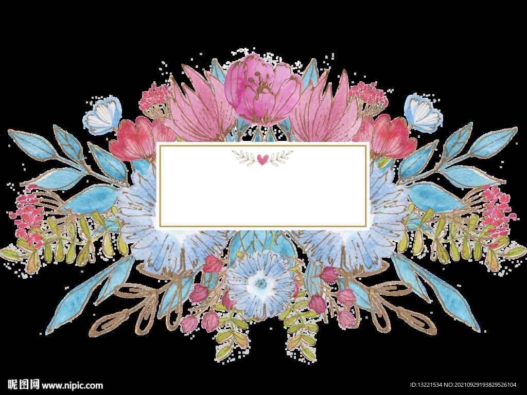 高清典雅花卉PNG素材系列