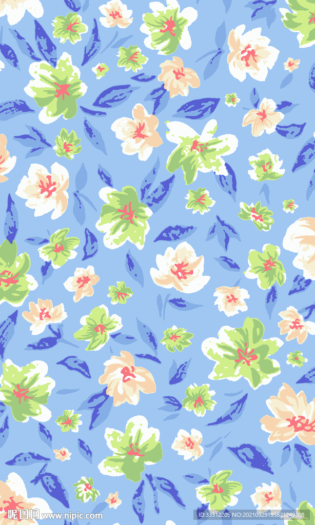 花卉 叶子 大牌女装     