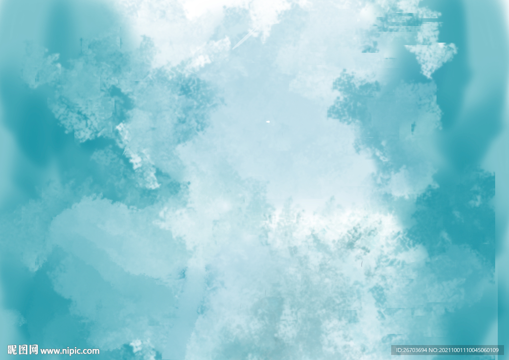 蓝色背景PSD分层素材