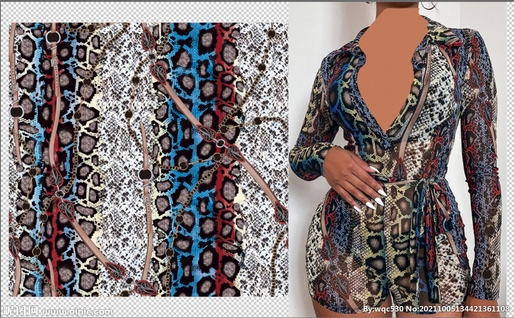 大牌 蛇皮 链条