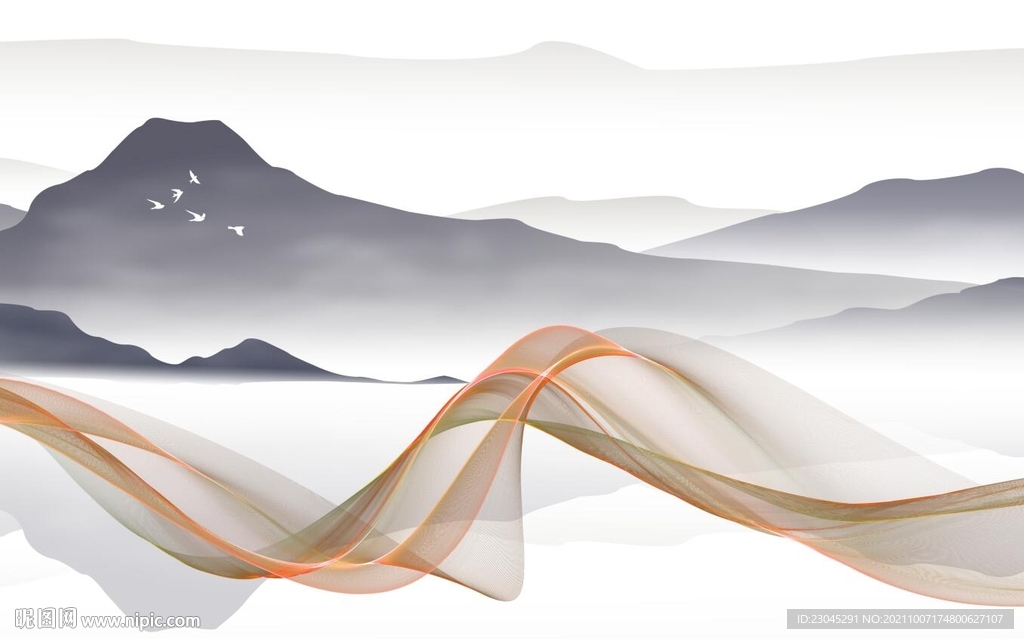 简约现代客厅电视背景墙