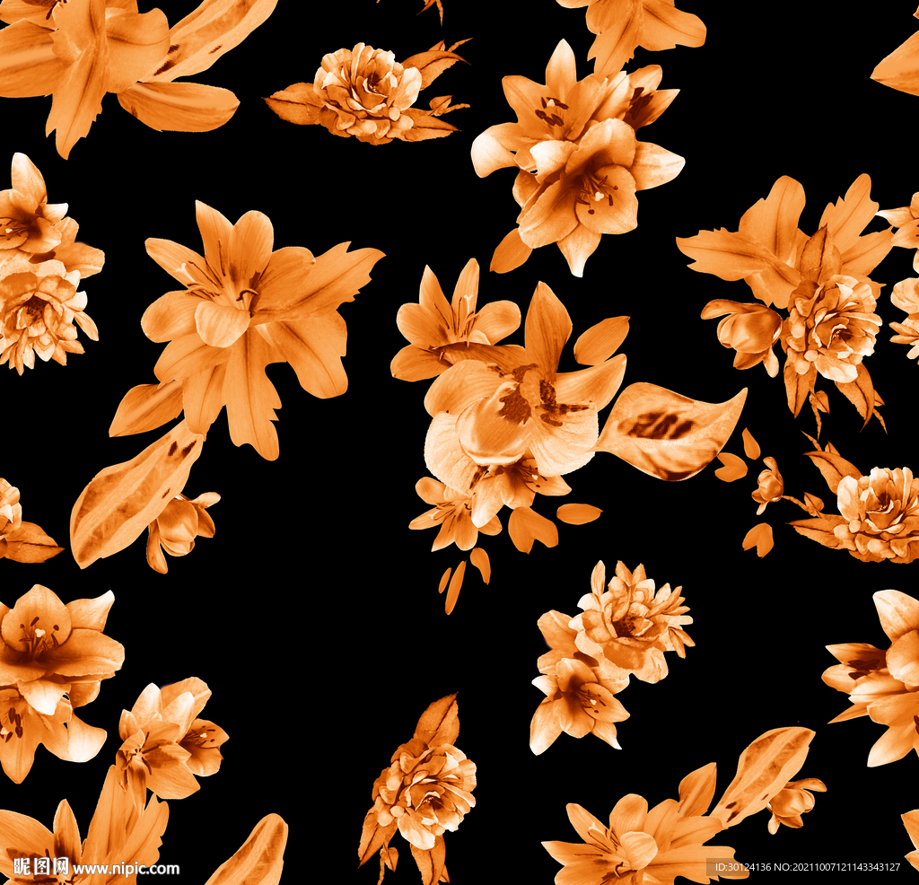 数码印花 小碎花 大牌花型 