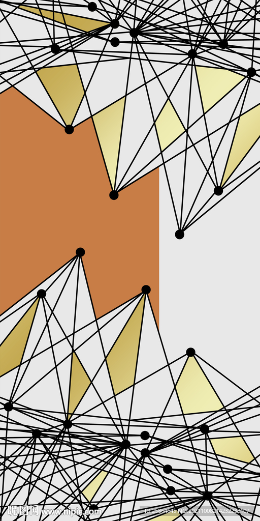 北欧 简约 线条 几何 大理石