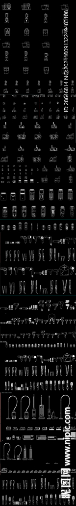 2022最新家电厨卫CAD图库