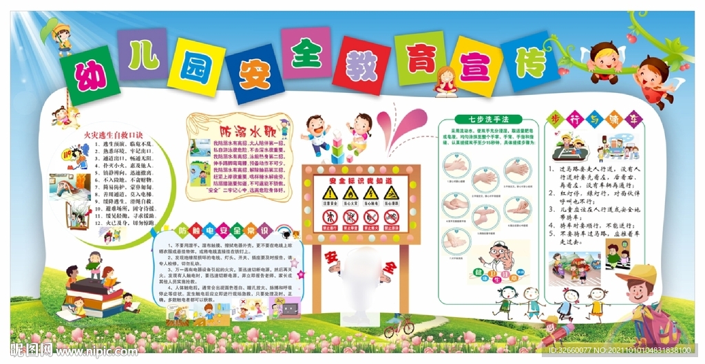 幼儿园安全教育宣传栏