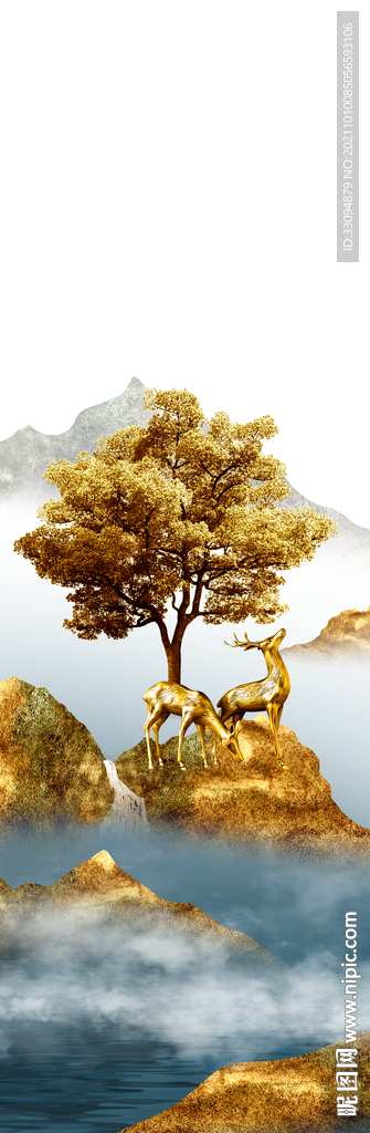 高清分层平开门写真图