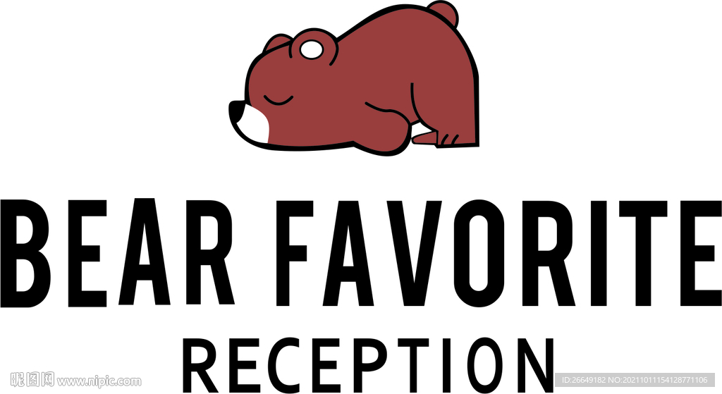 矢量潮牌叭叭熊图案班服印花