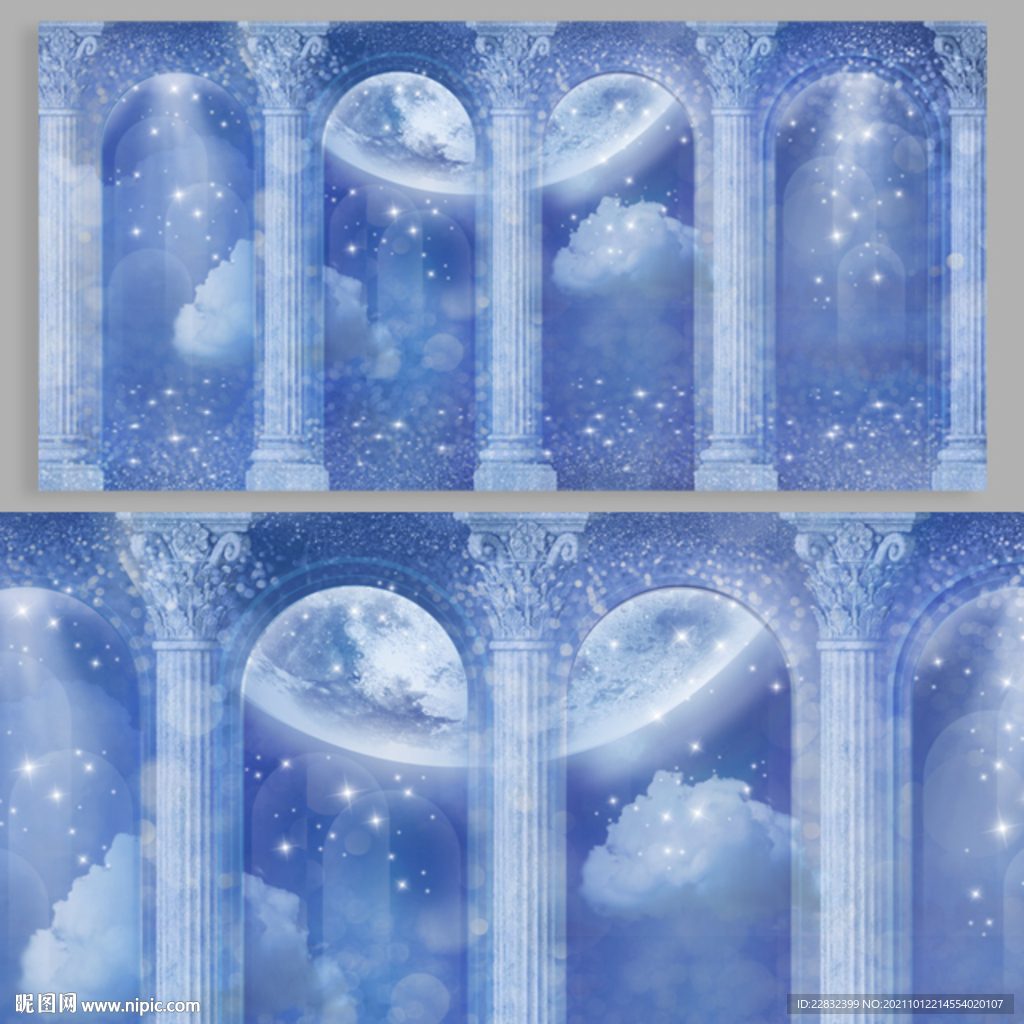 欧式梦幻婚礼罗马柱拱门