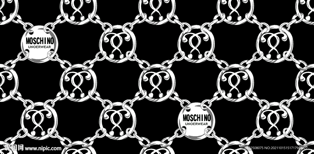 链条 大牌 潮牌  数码印花