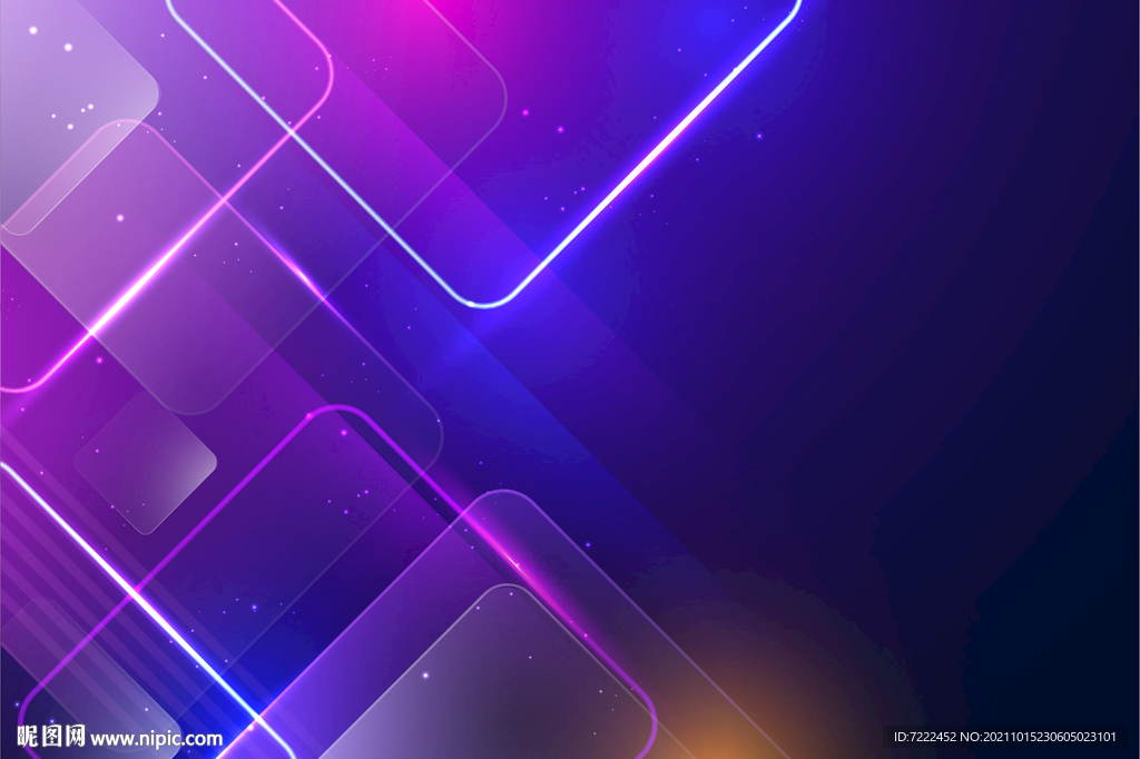 霓虹灯效果时尚背景