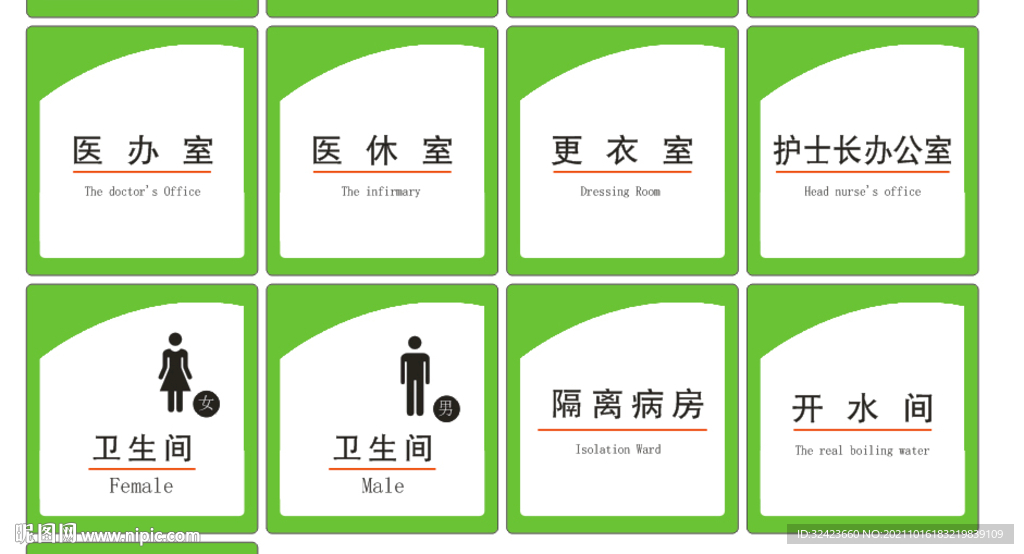 医院科室牌