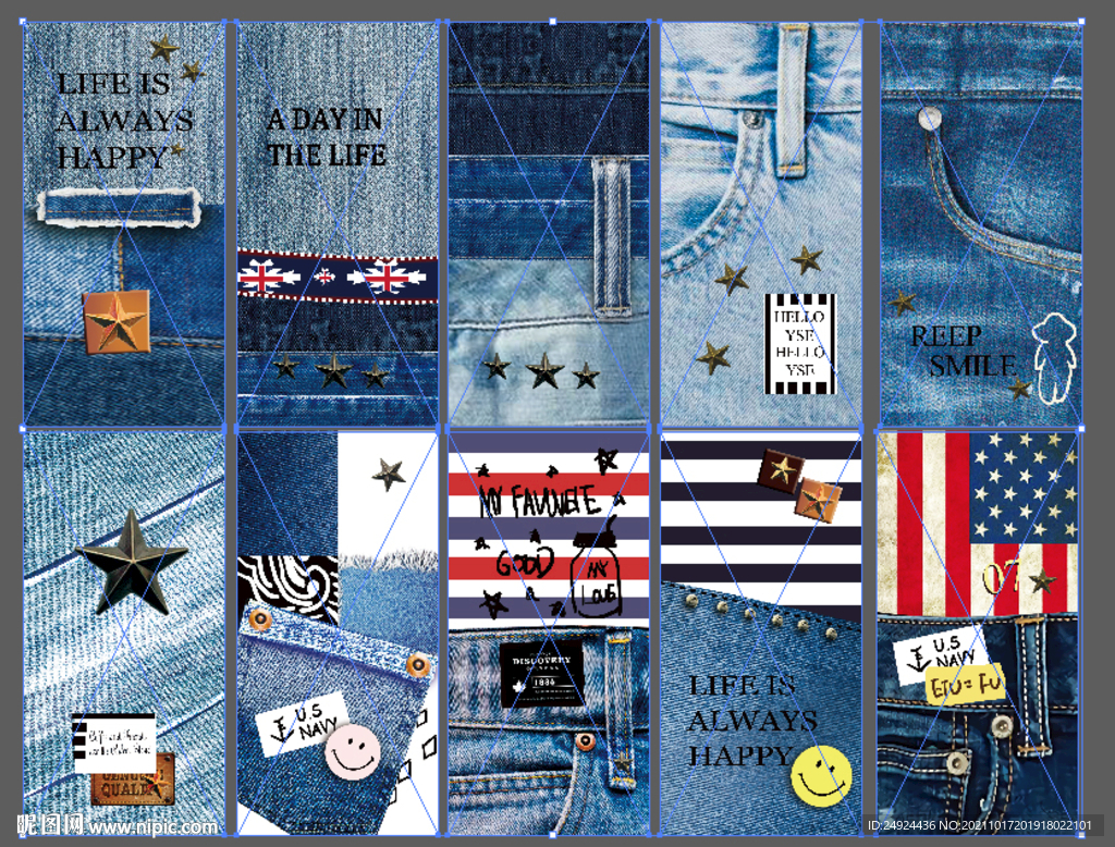 牛仔裤 手机壳 复古