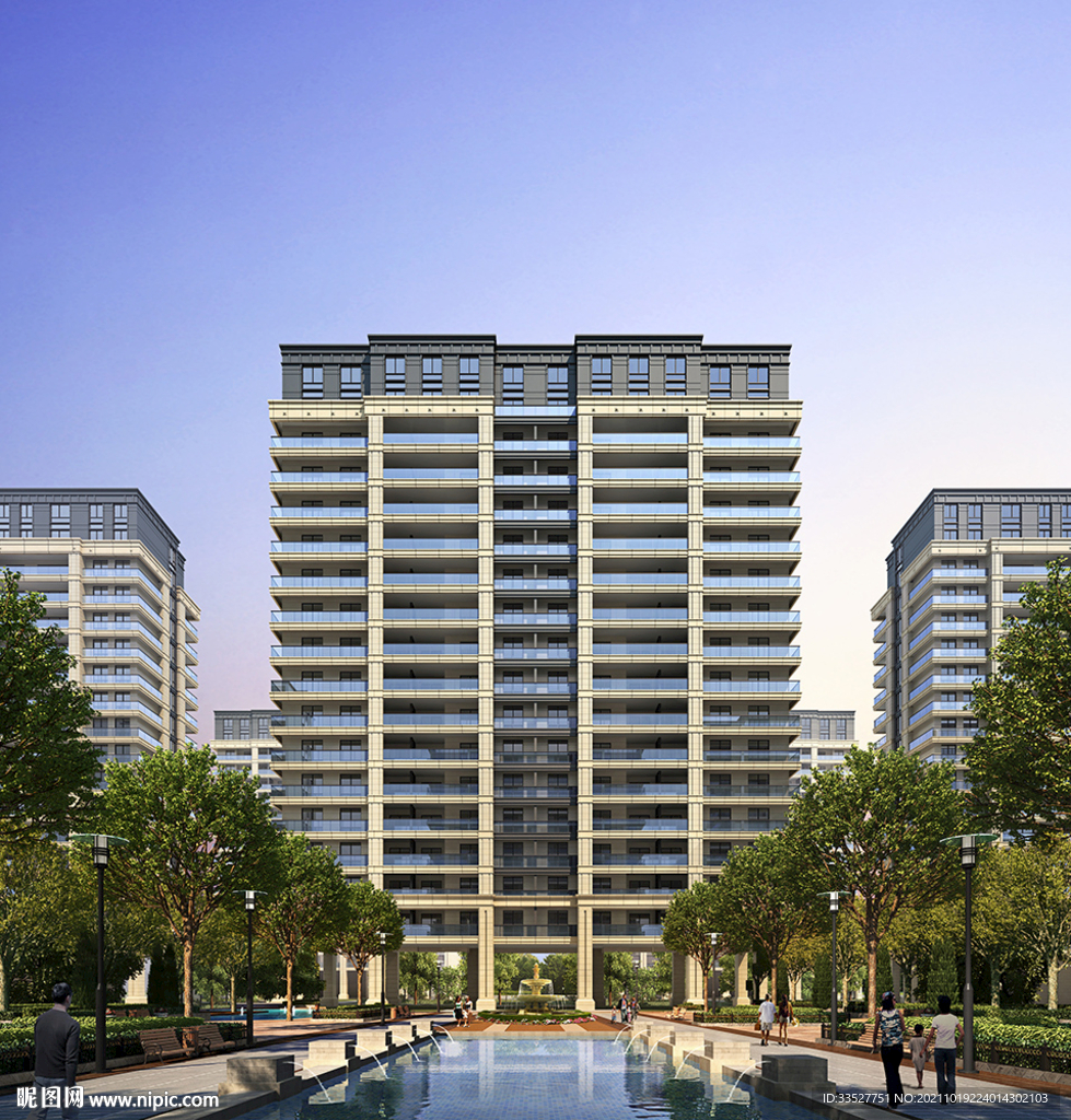 住宅透视效果图