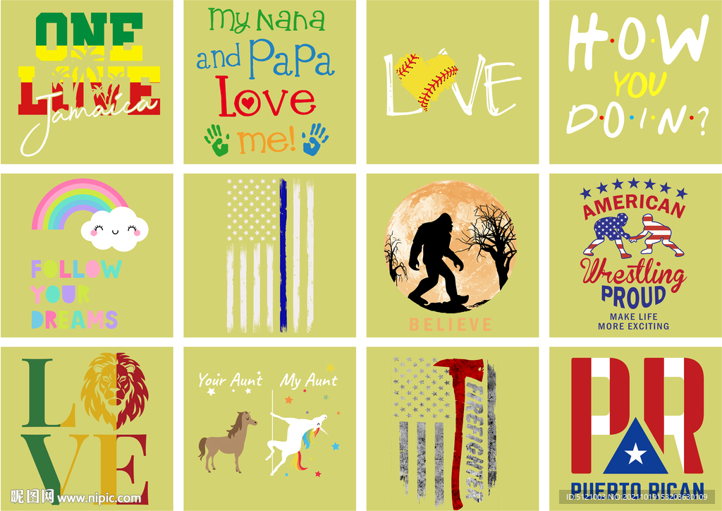 印花烫画图案设计图片