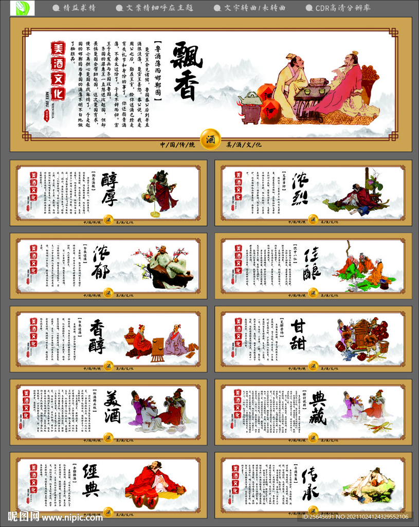 酒文化展板