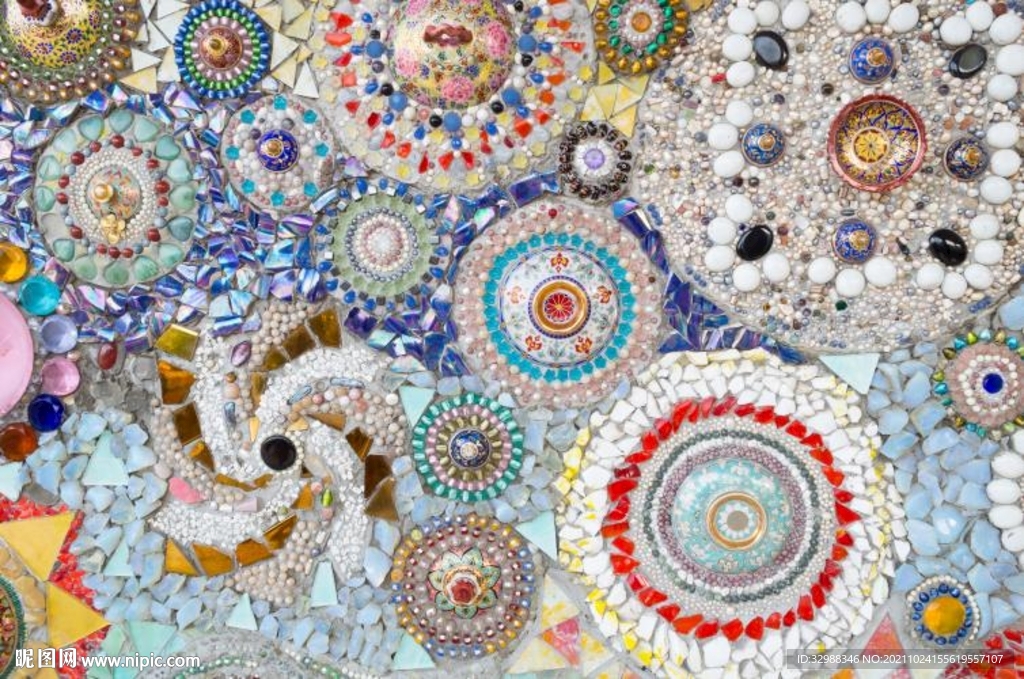 中式青花瓷风格电视背景墙图片