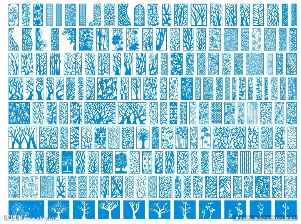 花格 雕花窗户 隔断雕花