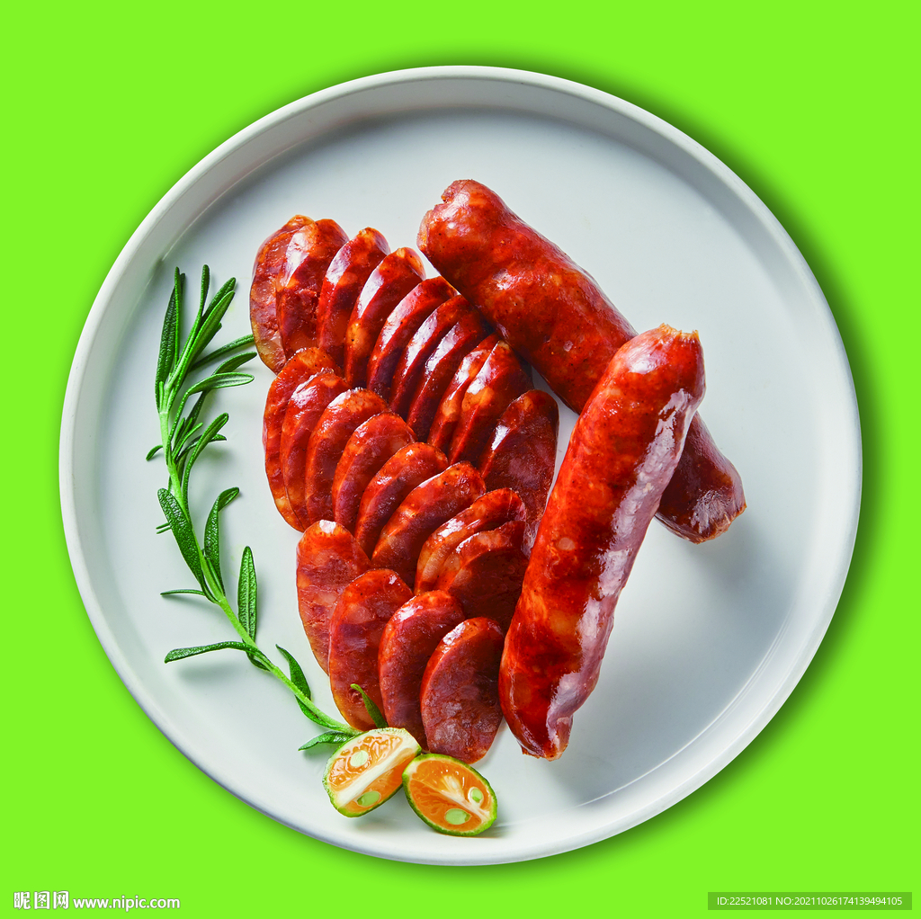 高清精品香肠柠檬