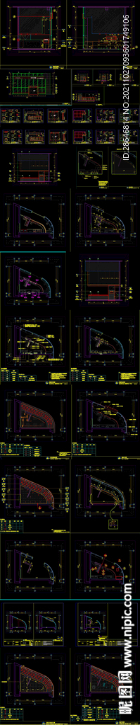 全套时尚奶茶店CAD施工图