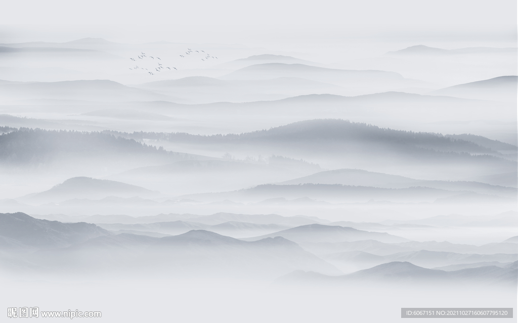 新中式山水装饰画