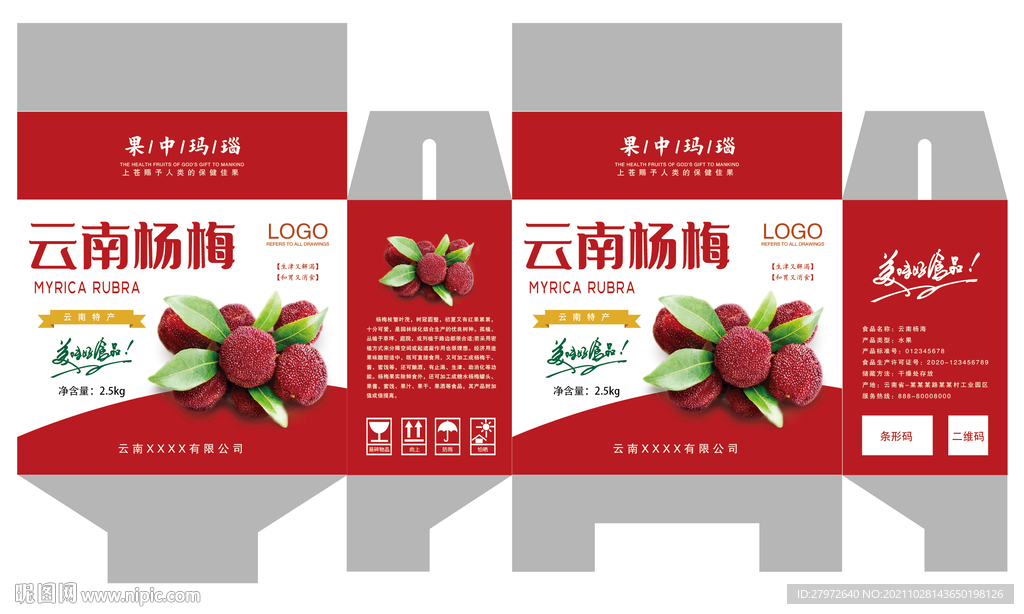 杨梅包装