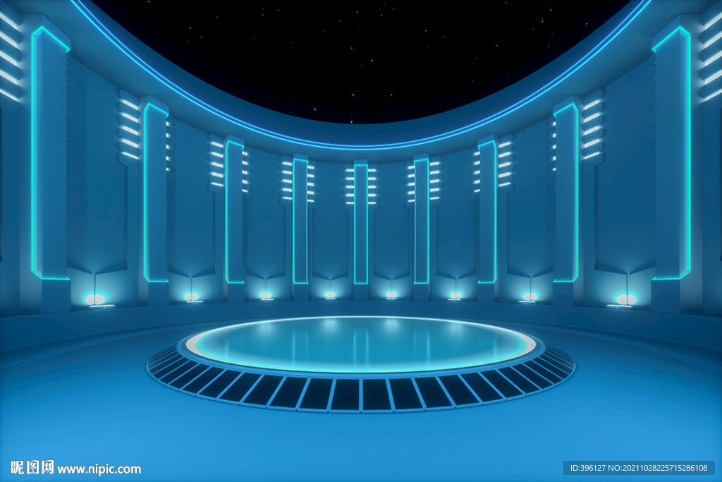 科技感舞台产品展示