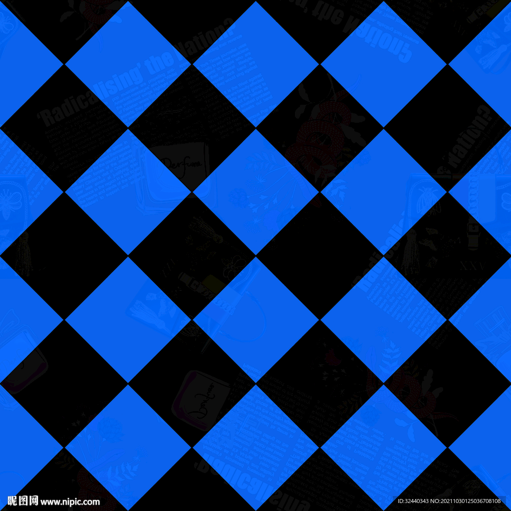 大牌  格子  数码印花 