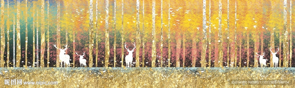 高档装饰床头画