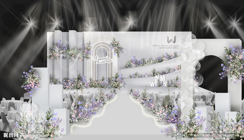 韩式婚礼效果图