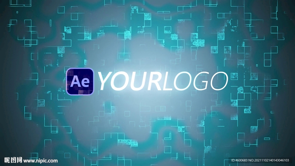 网络科技公司LOGO展示片头