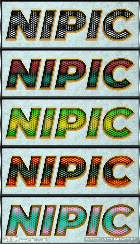 海报电影特效字体样式3d样式