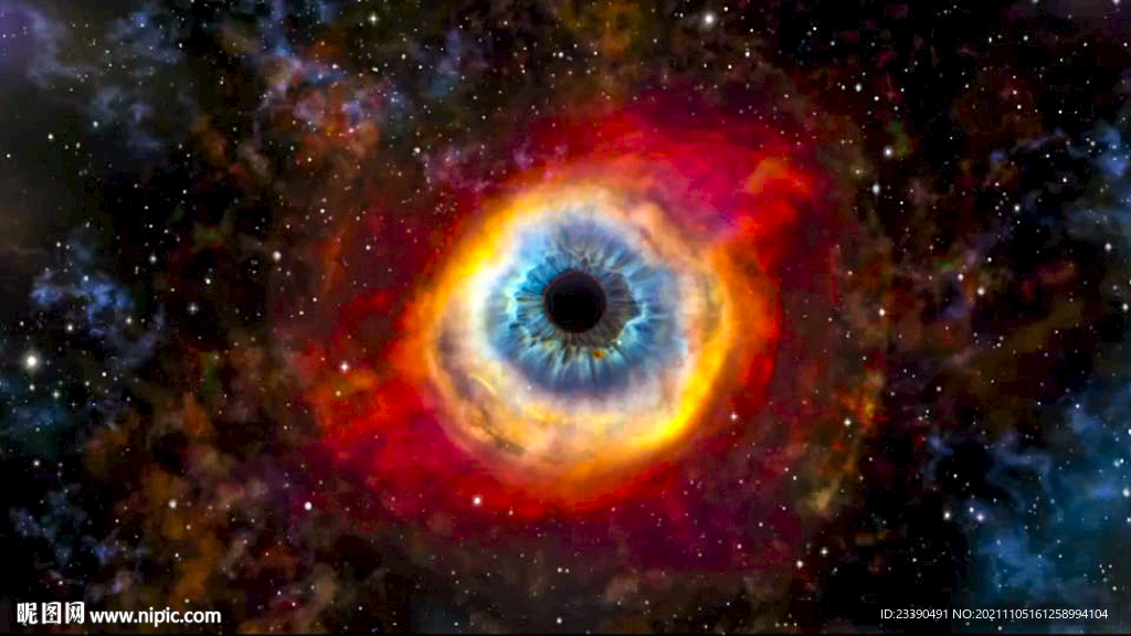 宇宙穿越时空的冒险背景图