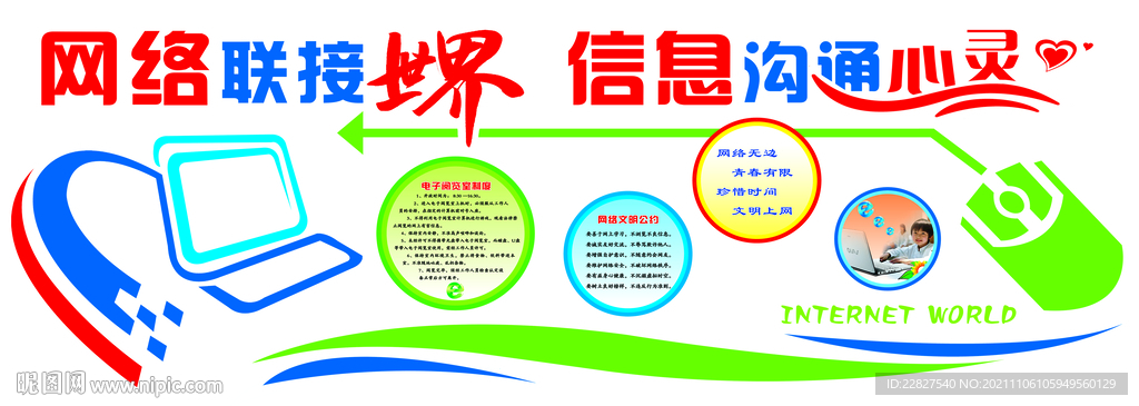 计算机室文化墙