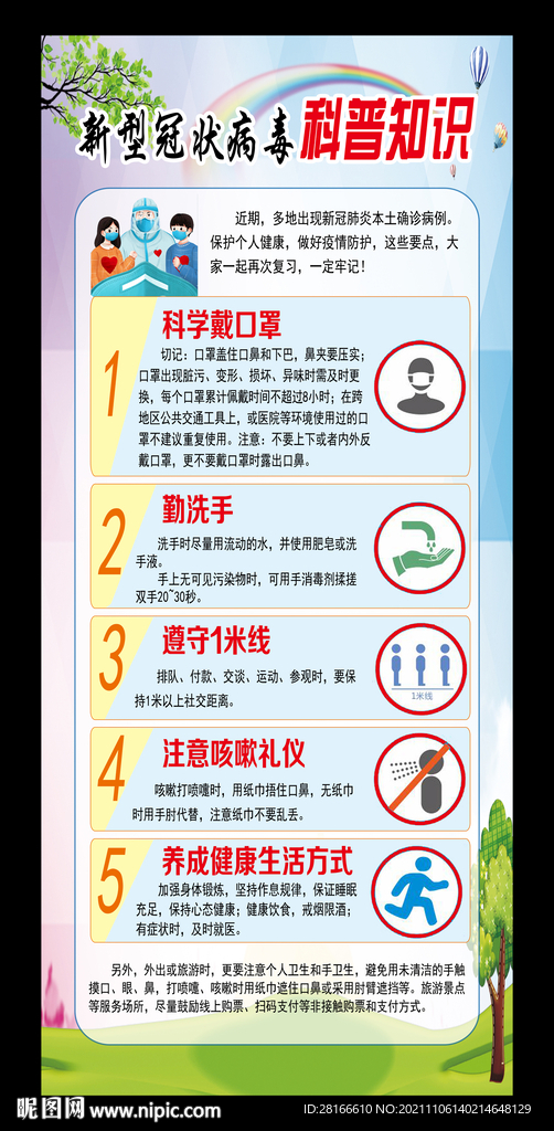 健康教育展架 展板