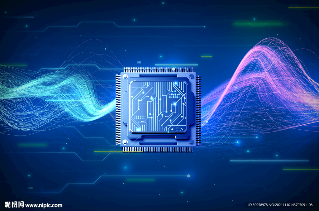 智能芯片海报