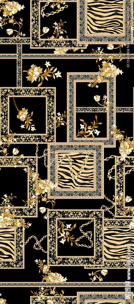 大牌方巾 斑马纹