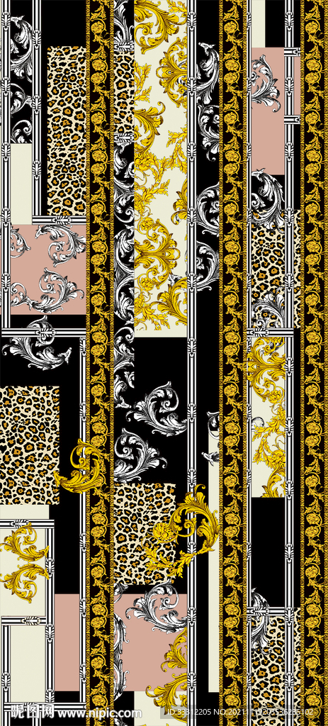 欧式花型 花朵  大牌男装 