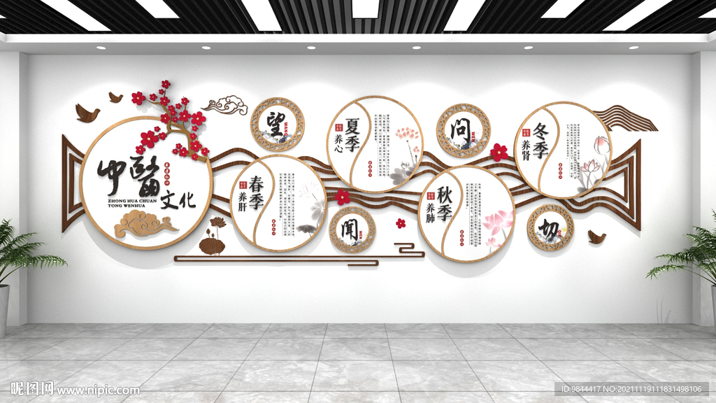 中医文化 中式背景