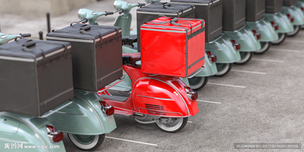 送餐摩托车