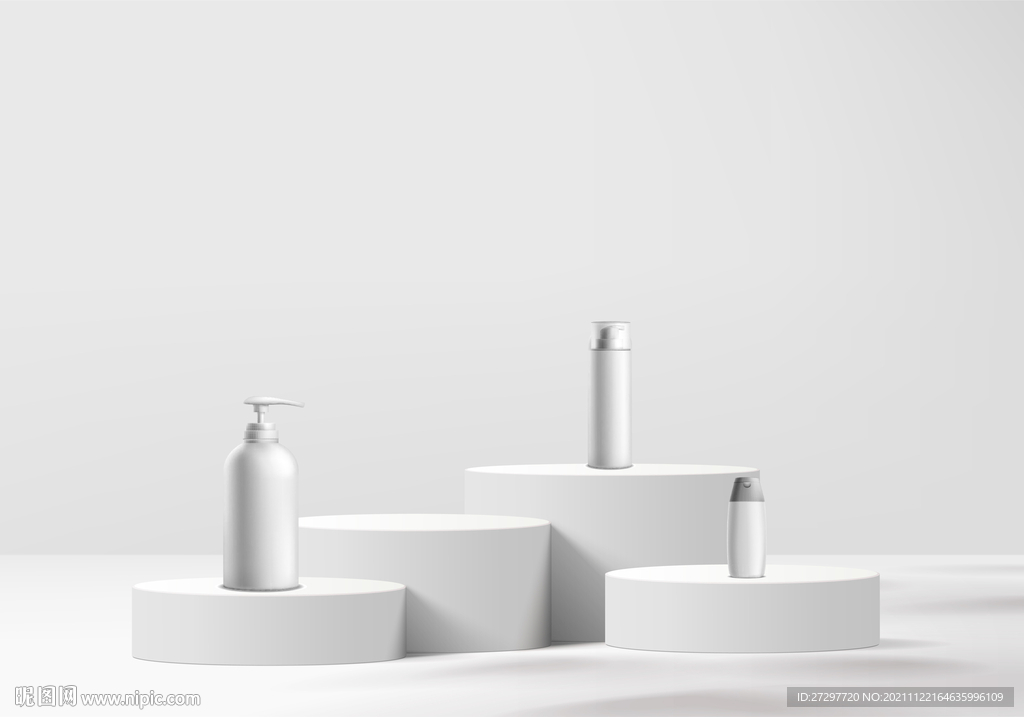 白色产品展示台