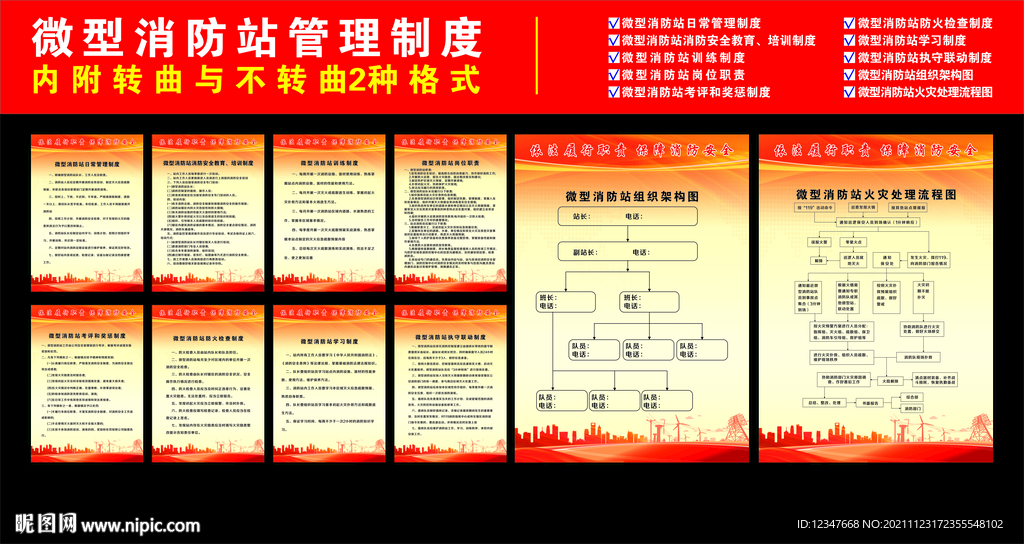 微型消防站管理制度全套