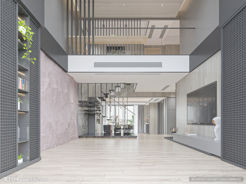 现代客厅场景 家具场景