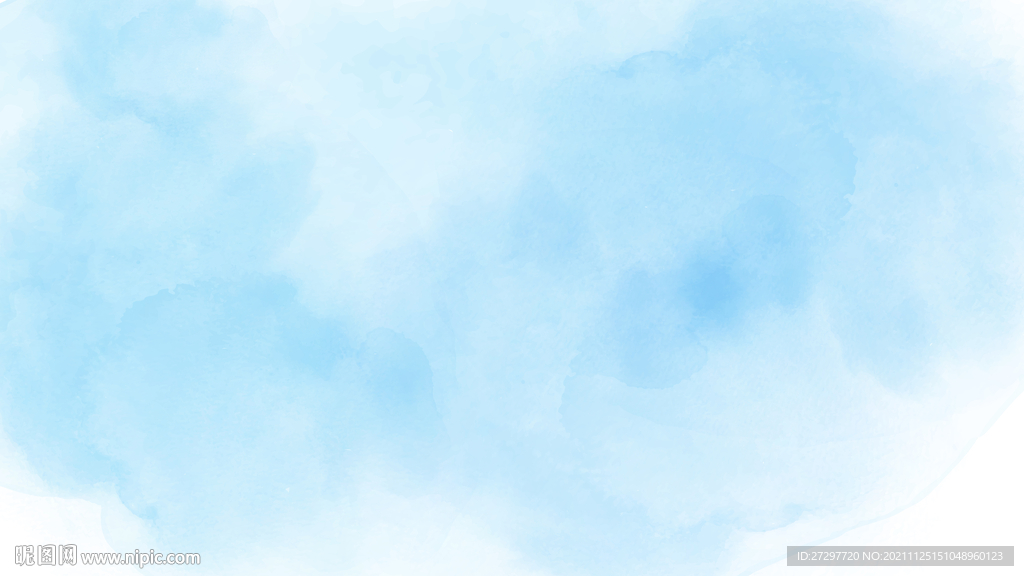 蓝色水彩背景