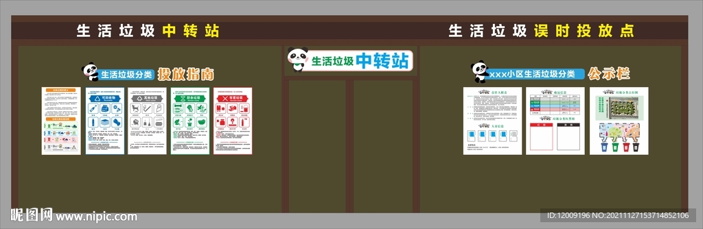小区生活垃圾分类中转站
